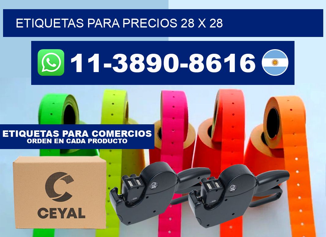 etiquetas para precios 28 x 28