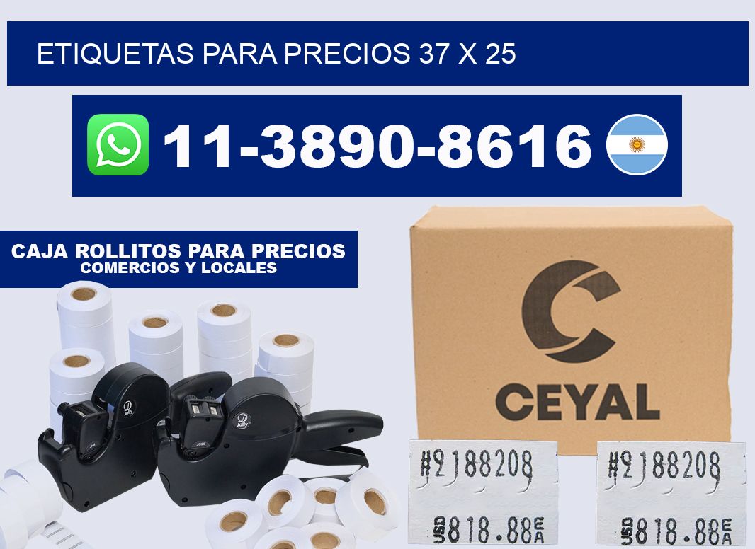 etiquetas para precios 37 x 25