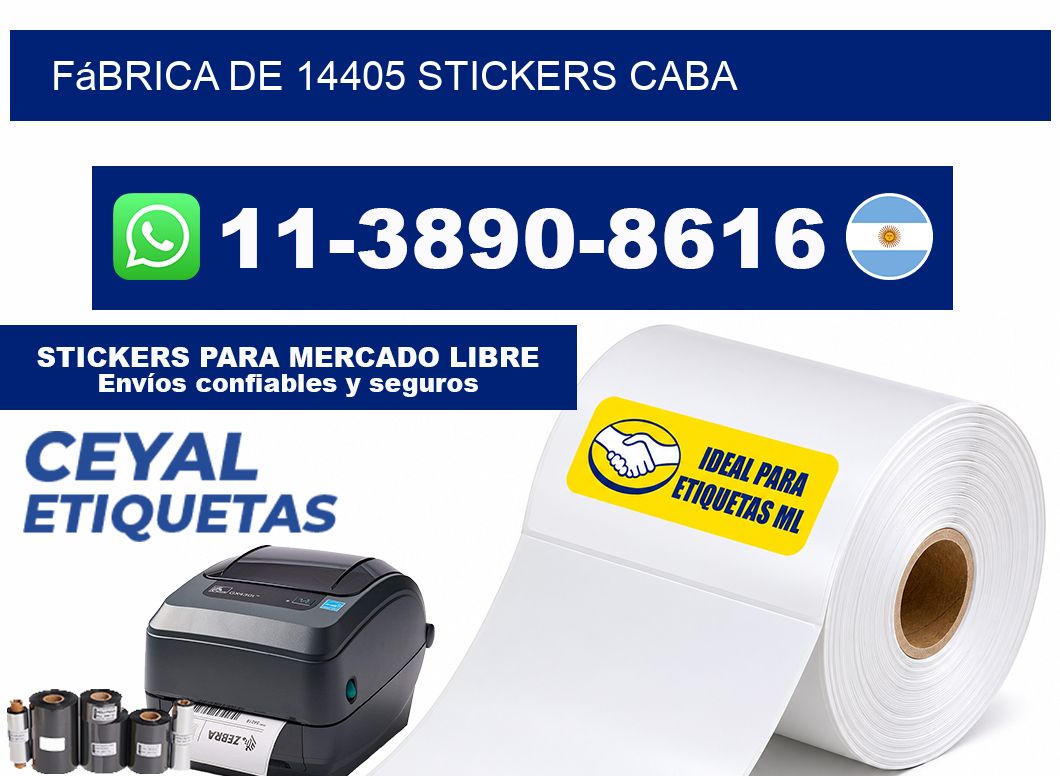 fábrica de 14405 stickers CABA