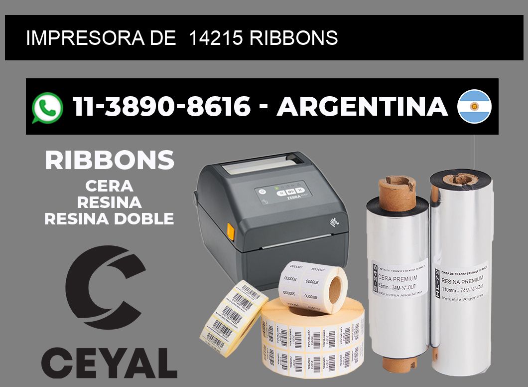 impresora de  14215 ribbons