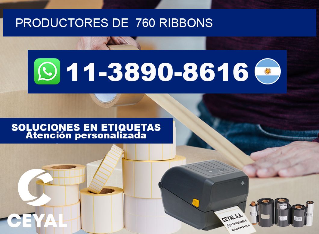 productores de 760 ribbons