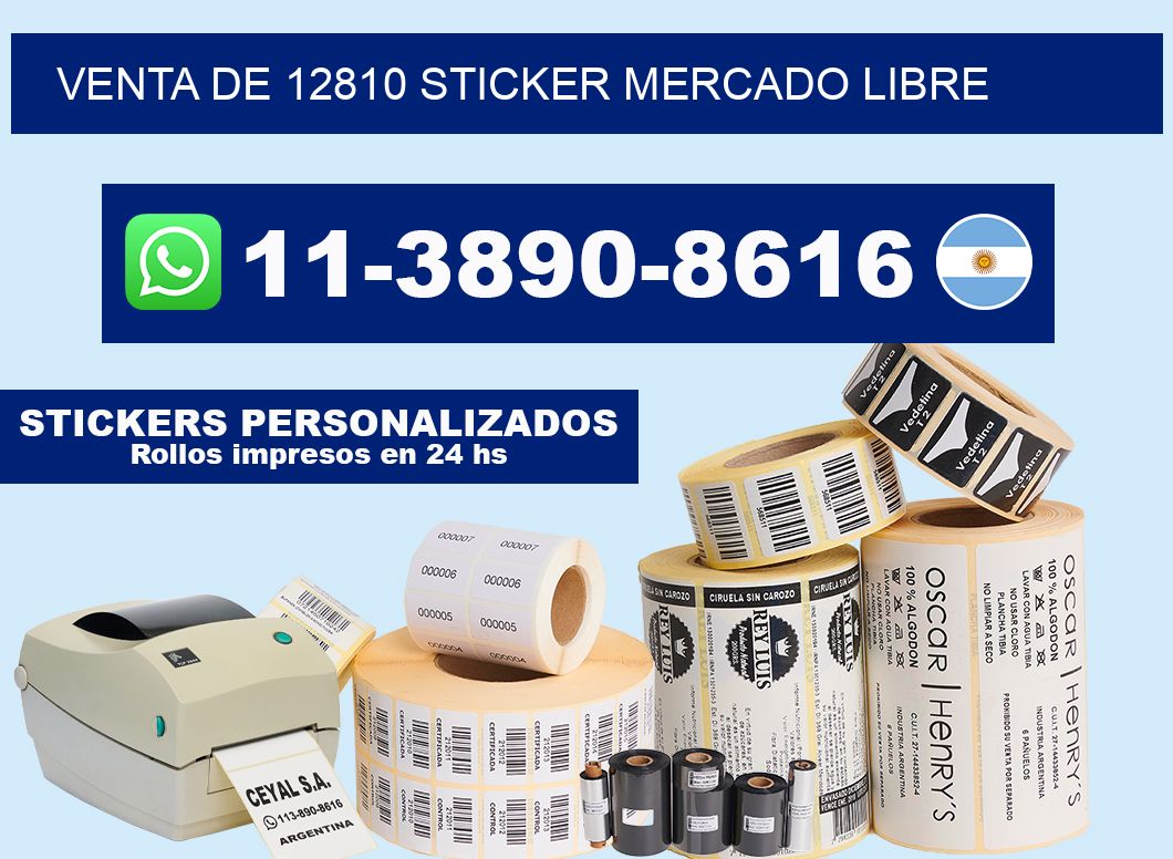 venta de 12810 sticker mercado libre