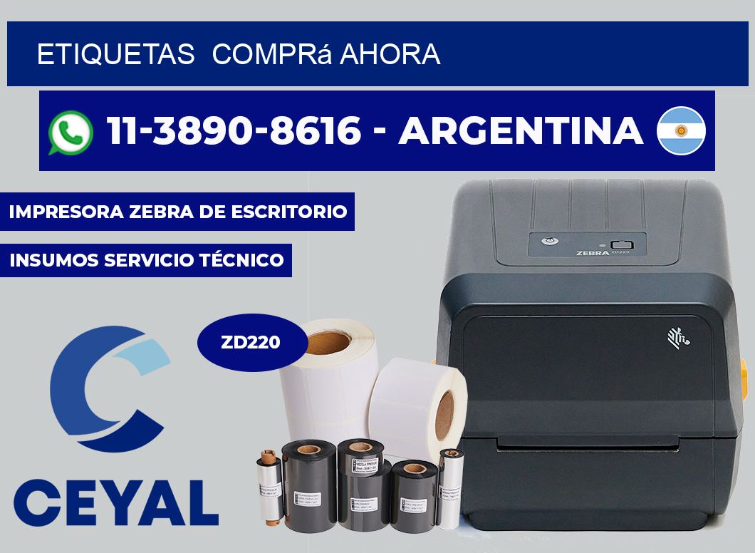 ETIQUETAS  Comprá ahora