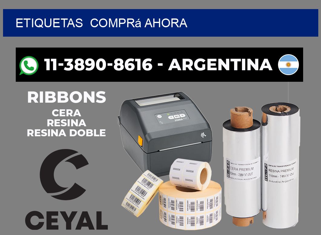 ETIQUETAS  Comprá ahora