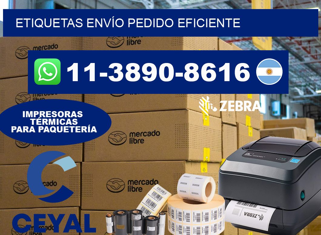 ETIQUETAS ENVÍO Pedido eficiente