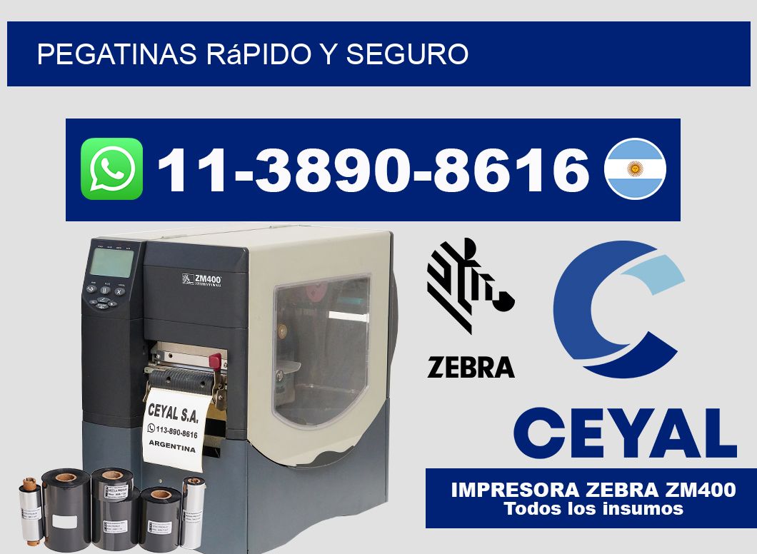 PEGATINAS rápido y seguro