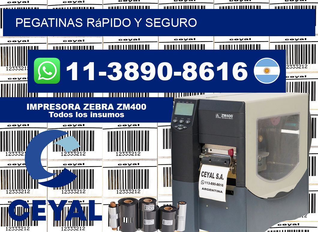 PEGATINAS rápido y seguro