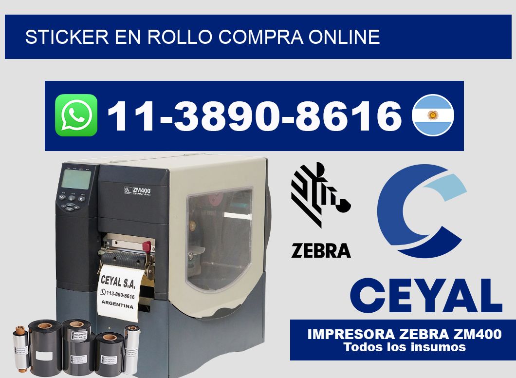 STICKER EN ROLLO compra online