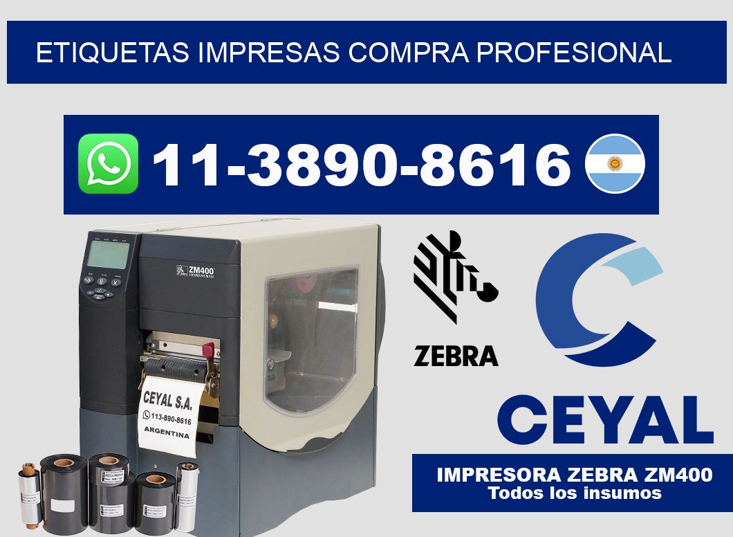 etiquetas impresas Compra profesional