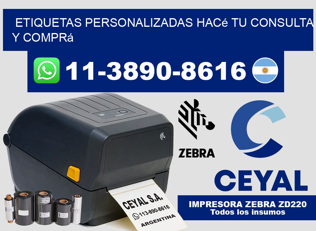 etiquetas personalizadas Hacé tu consulta y comprá