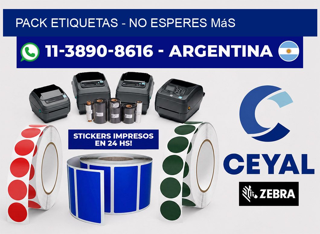 pack etiquetas - No esperes más