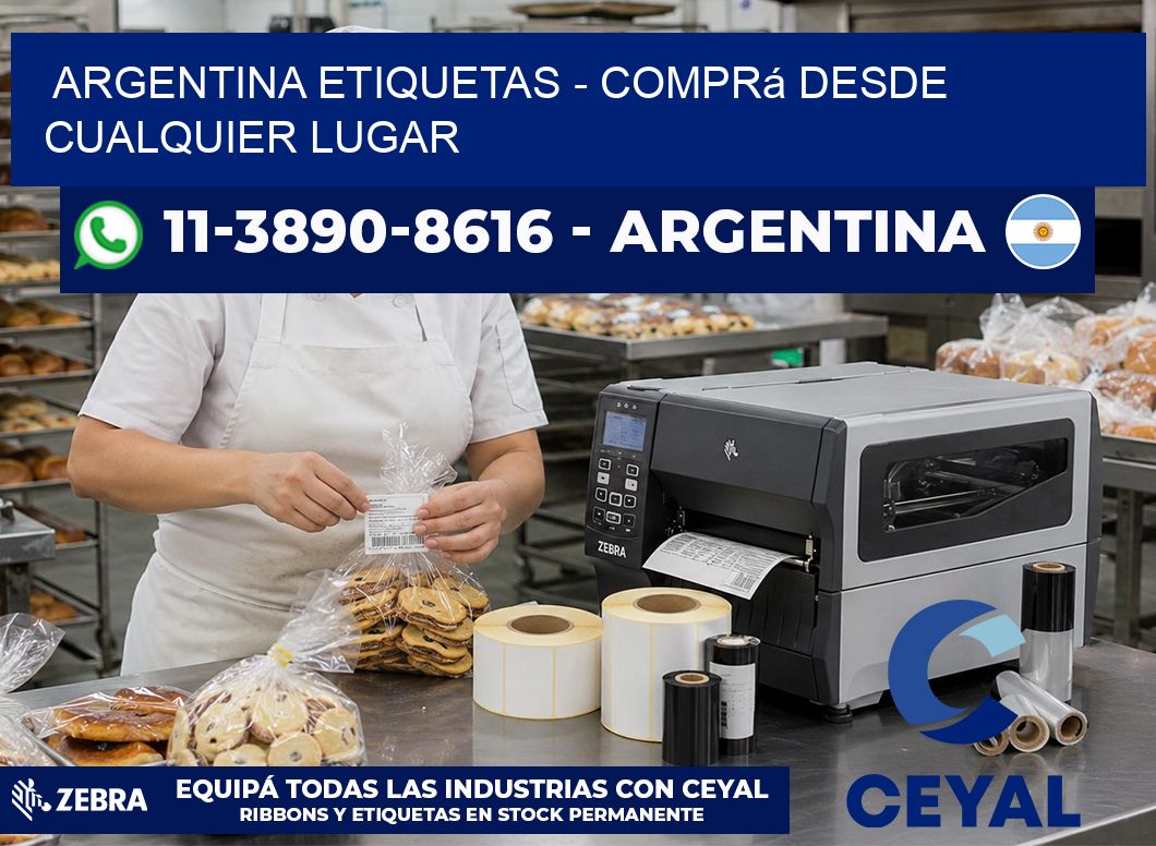 ARGENTINA ETIQUETAS - Comprá desde cualquier lugar