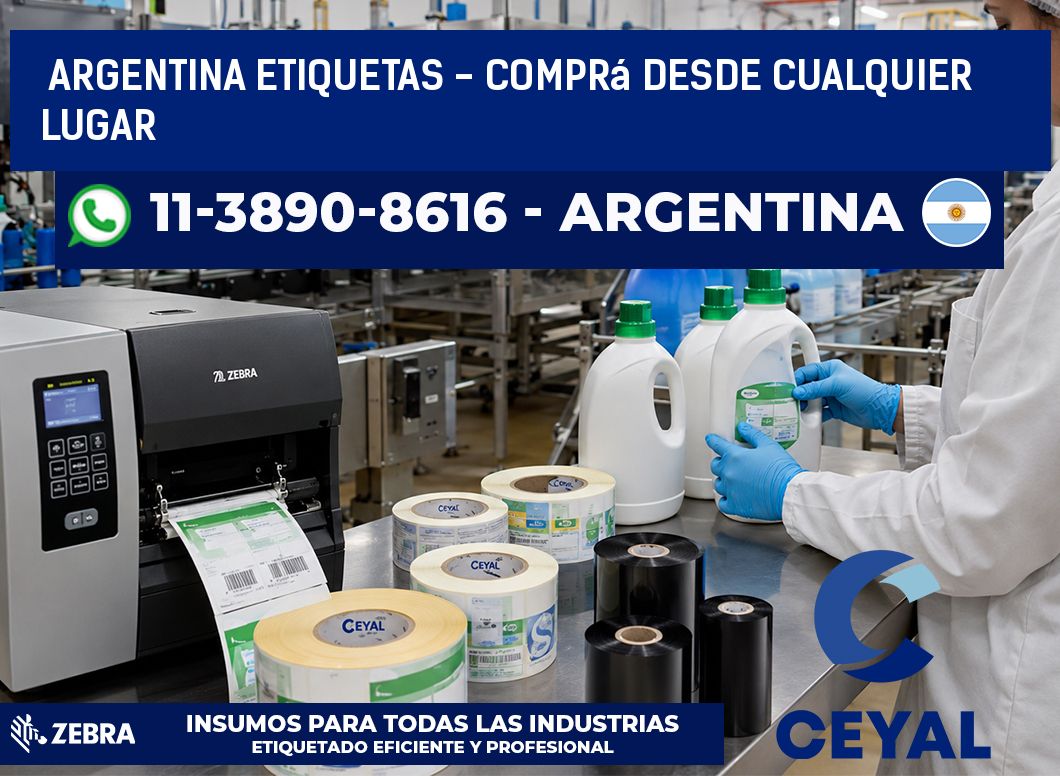 ARGENTINA ETIQUETAS - Comprá desde cualquier lugar