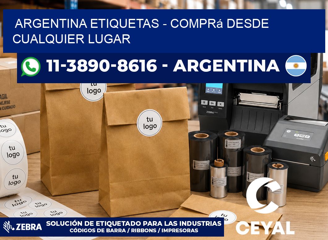 ARGENTINA ETIQUETAS – Comprá desde cualquier lugar