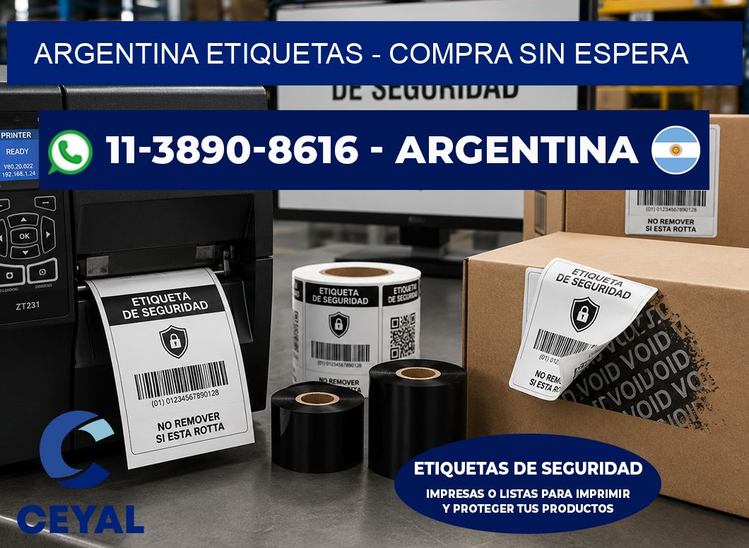 ARGENTINA ETIQUETAS - Compra sin espera