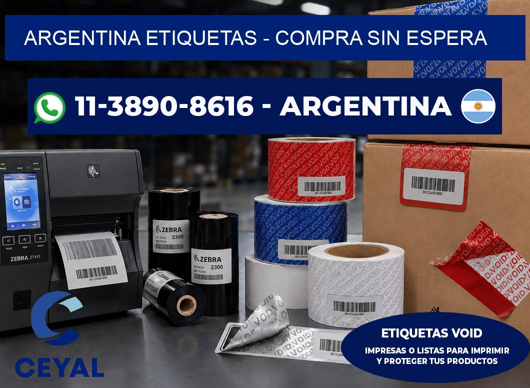 ARGENTINA ETIQUETAS - Compra sin espera