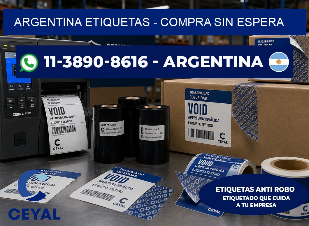 ARGENTINA ETIQUETAS - Compra sin espera