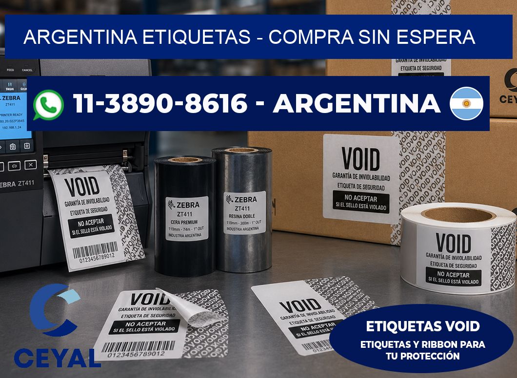 ARGENTINA ETIQUETAS - Compra sin espera