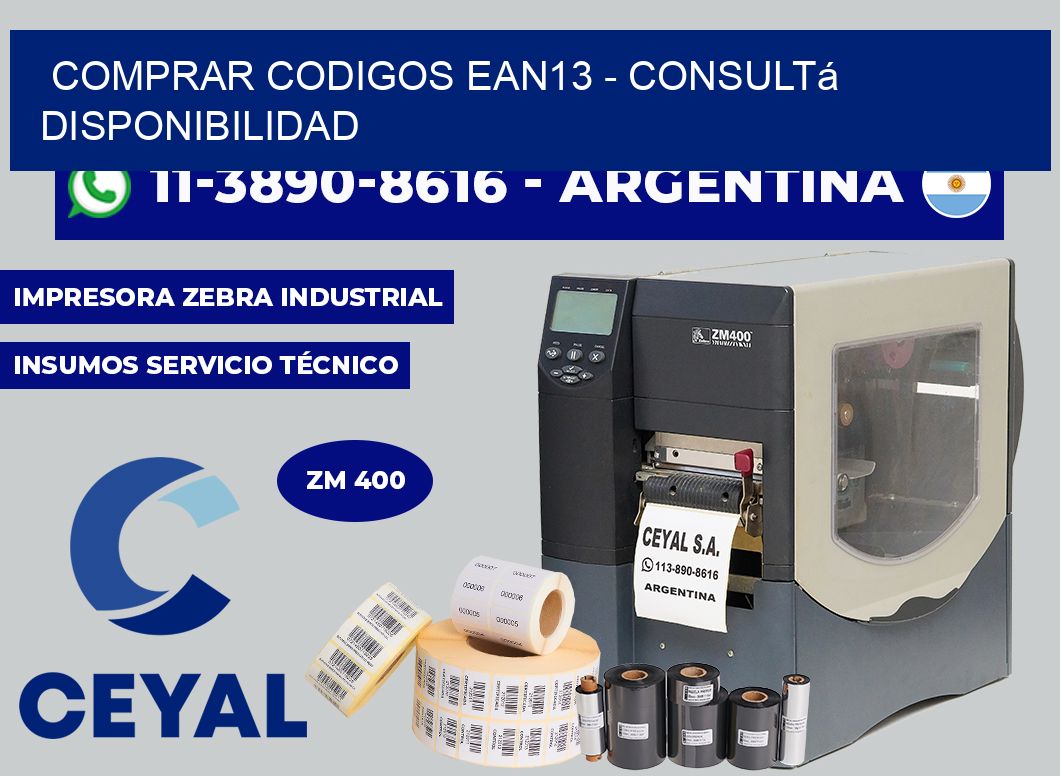 COMPRAR CODIGOS EAN13 - Consultá disponibilidad