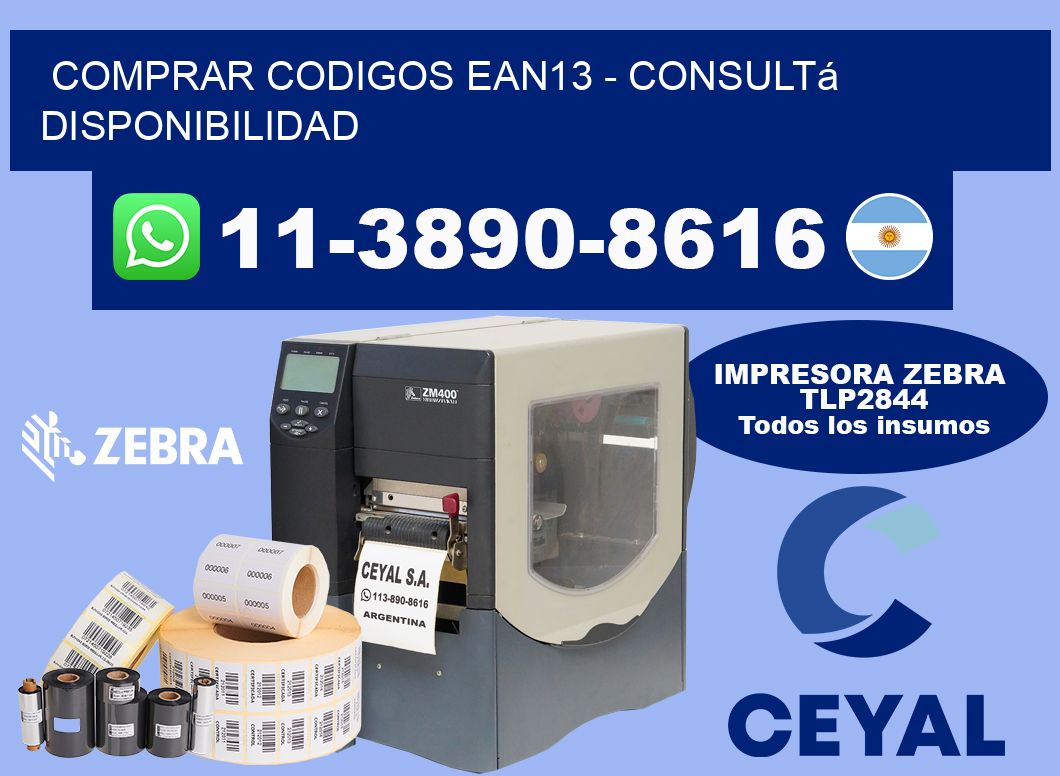 COMPRAR CODIGOS EAN13 - Consultá disponibilidad