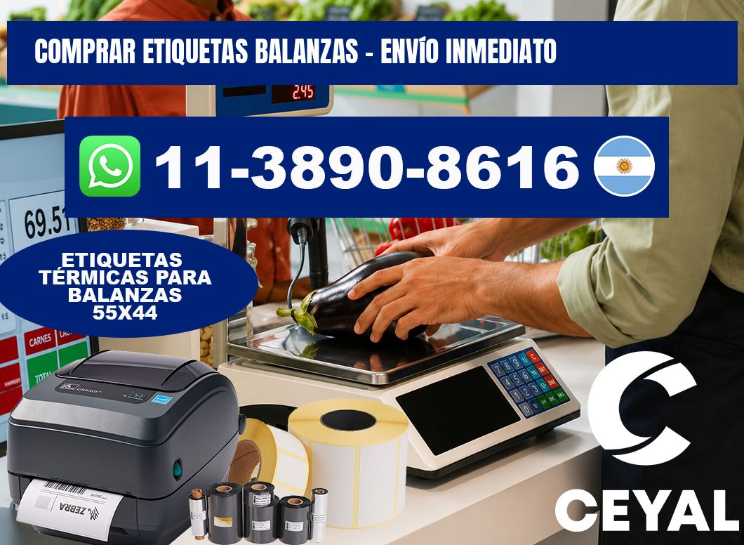 COMPRAR ETIQUETAS BALANZAS - Envío inmediato