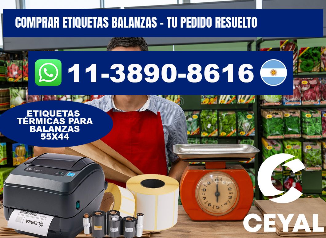 COMPRAR ETIQUETAS BALANZAS - Tu pedido resuelto