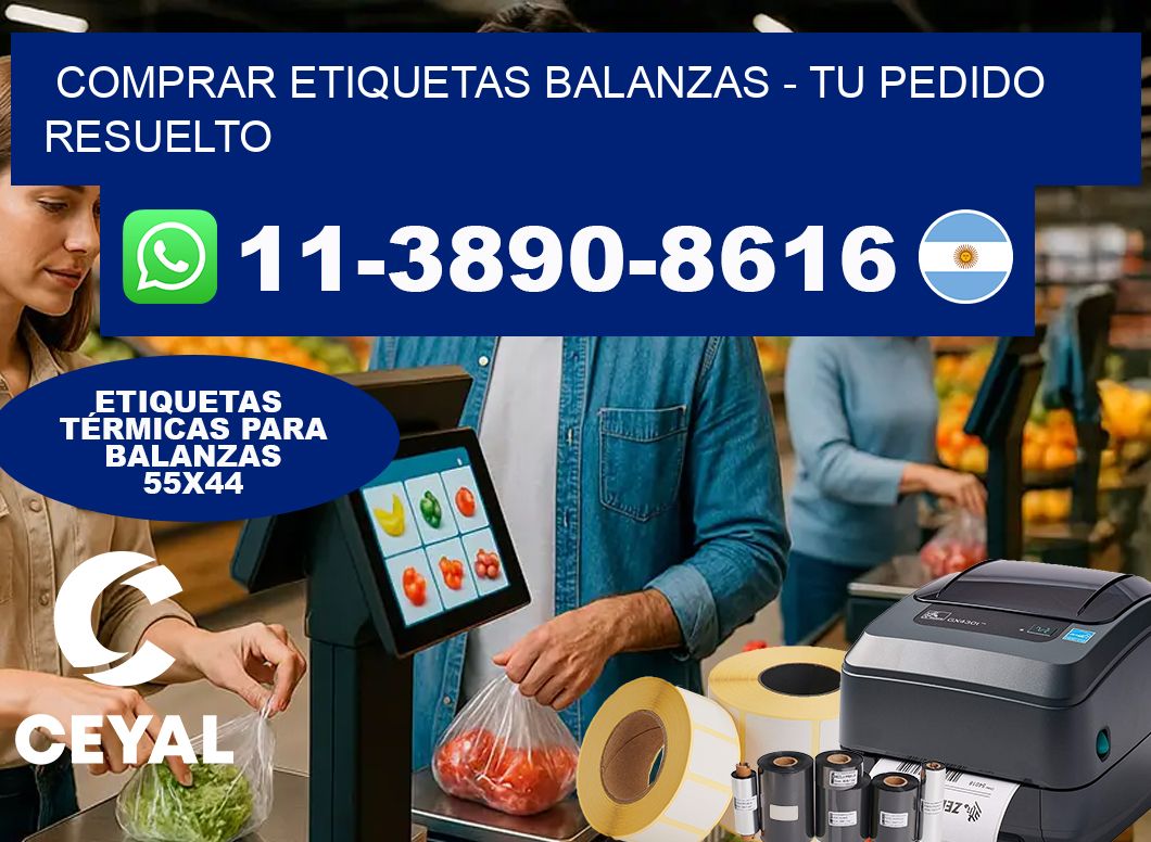 COMPRAR ETIQUETAS BALANZAS - Tu pedido resuelto
