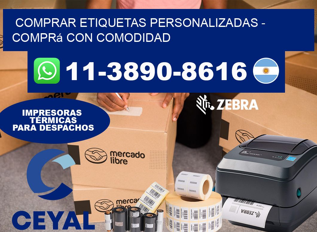 COMPRAR ETIQUETAS PERSONALIZADAS - Comprá con comodidad