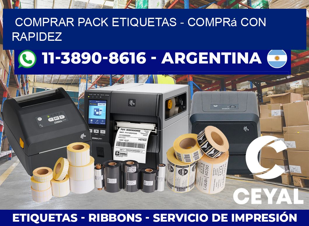 COMPRAR PACK ETIQUETAS – Comprá con rapidez