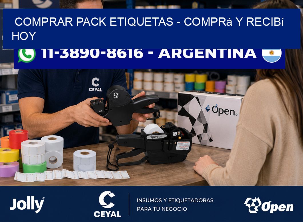 COMPRAR PACK ETIQUETAS - Comprá y recibí hoy