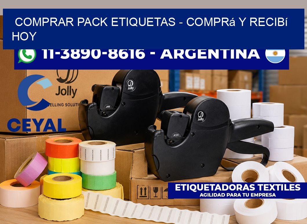 COMPRAR PACK ETIQUETAS - Comprá y recibí hoy