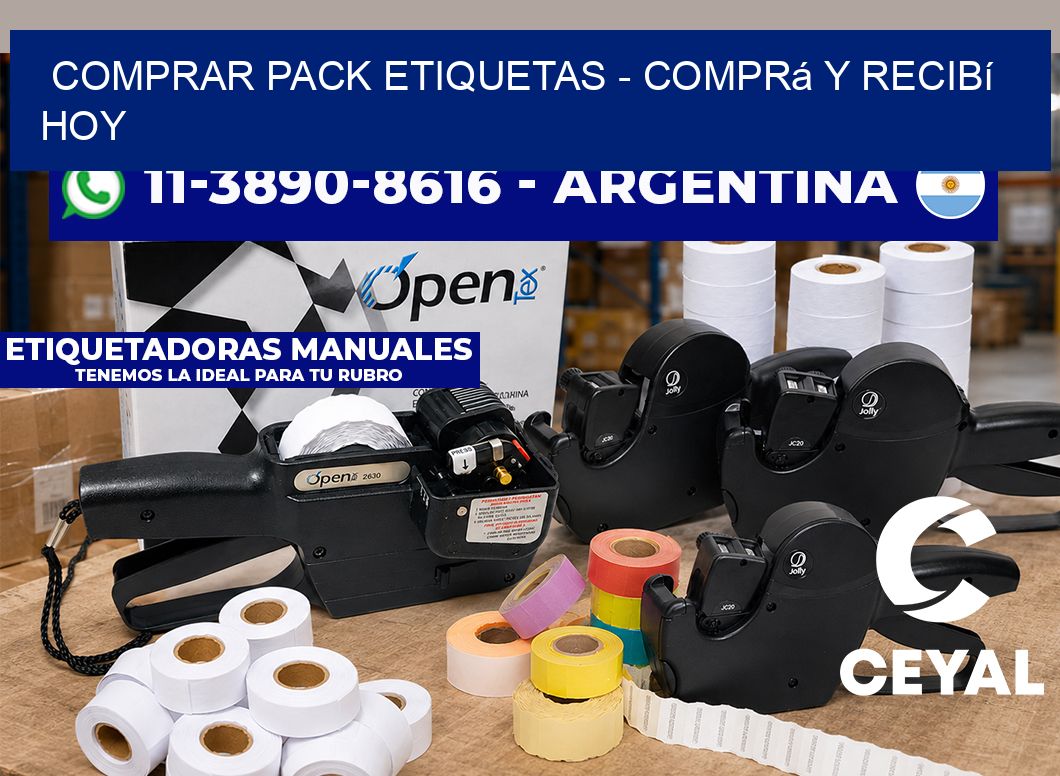 COMPRAR PACK ETIQUETAS - Comprá y recibí hoy
