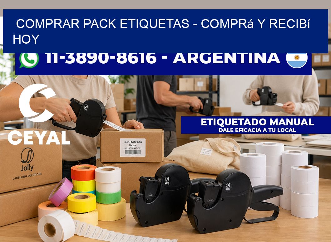 COMPRAR PACK ETIQUETAS – Comprá y recibí hoy