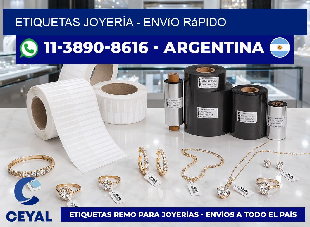 ETIQUETAS JOYERÍA – Envío rápido