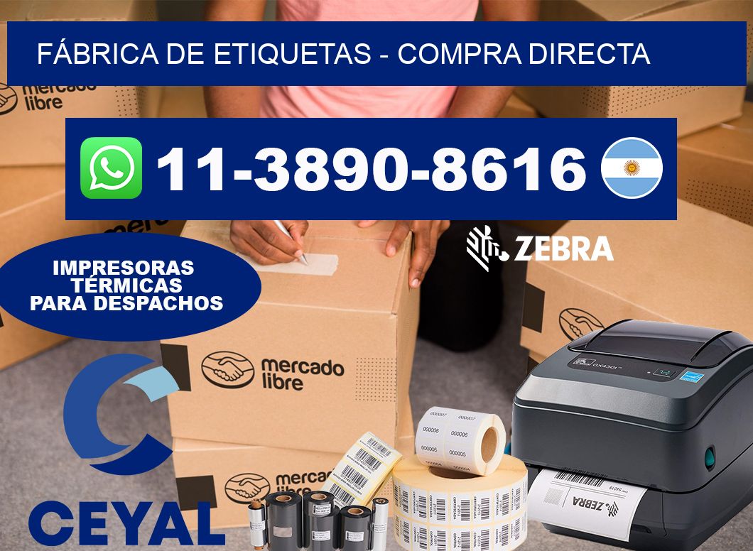 FÁBRICA DE ETIQUETAS - Compra directa
