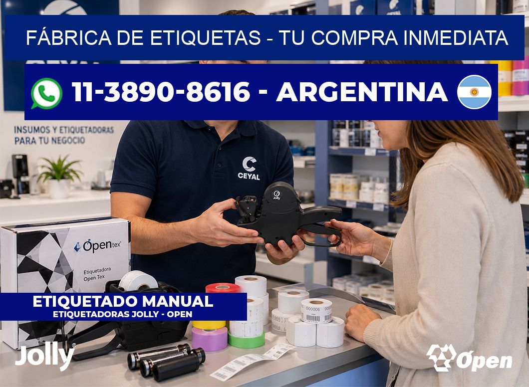 FÁBRICA DE ETIQUETAS - Tu compra inmediata