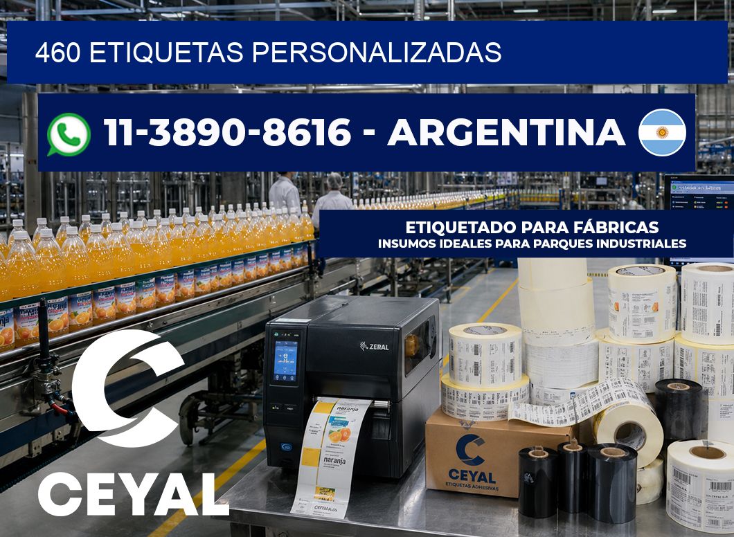 460 ETIQUETAS PERSONALIZADAS