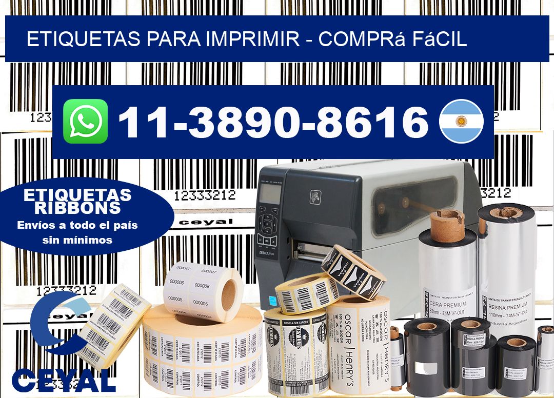 ETIQUETAS PARA IMPRIMIR - Comprá fácil