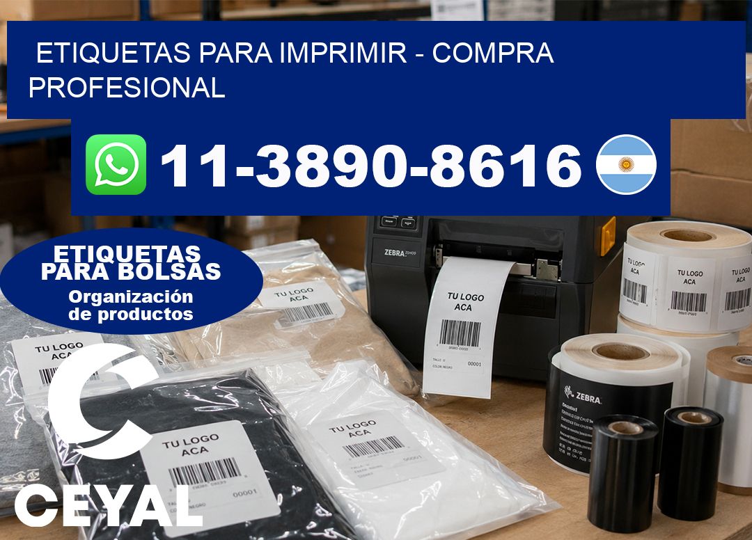 ETIQUETAS PARA IMPRIMIR – Compra profesional