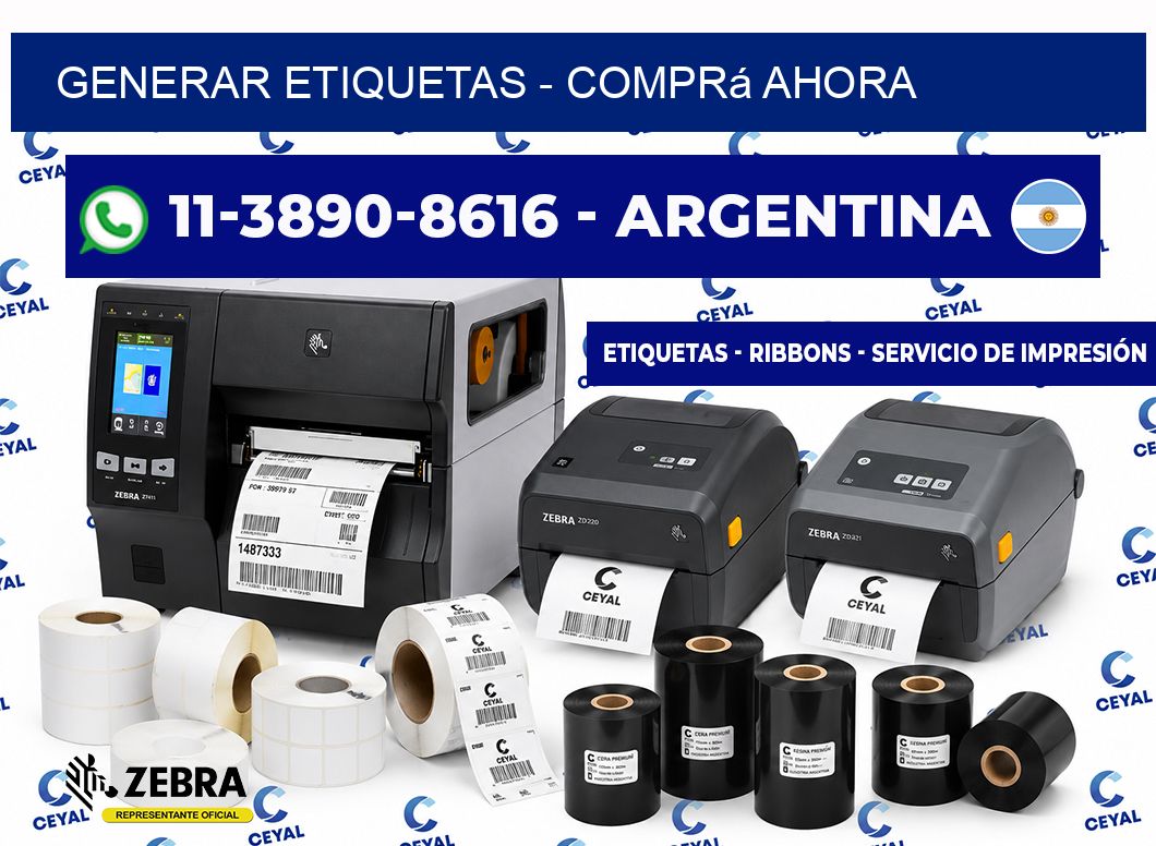 GENERAR ETIQUETAS - Comprá ahora