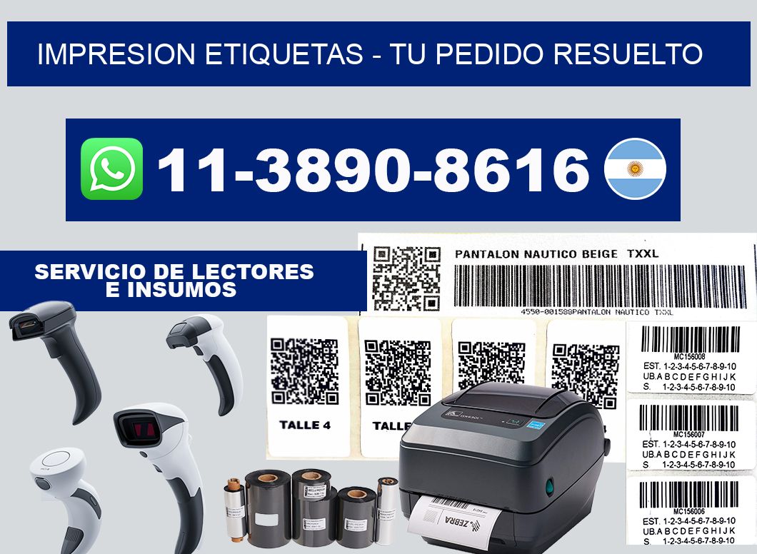 IMPRESION ETIQUETAS - Tu pedido resuelto
