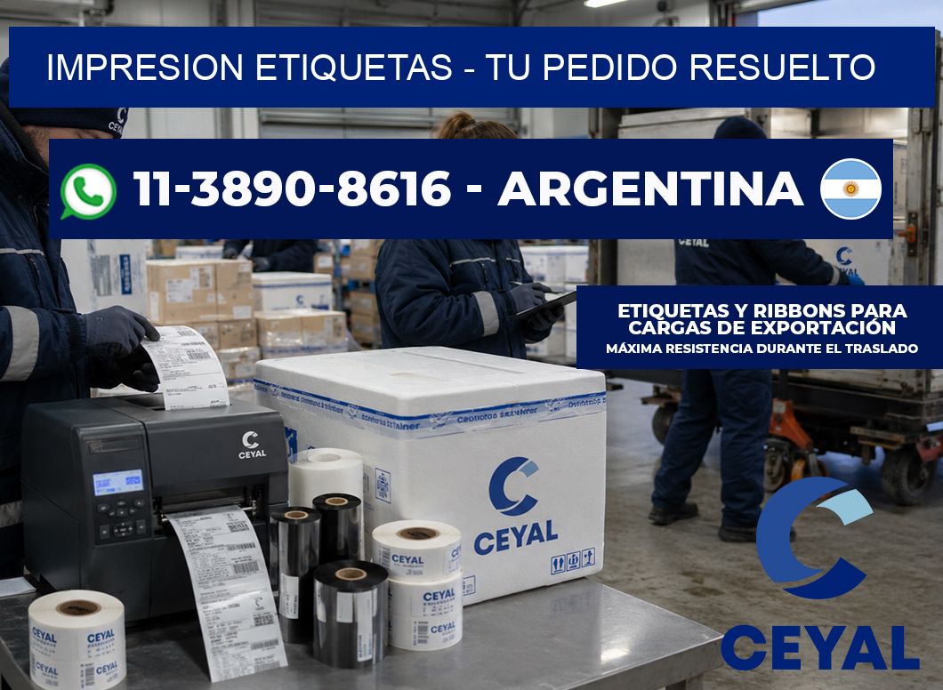 IMPRESION ETIQUETAS – Tu pedido resuelto