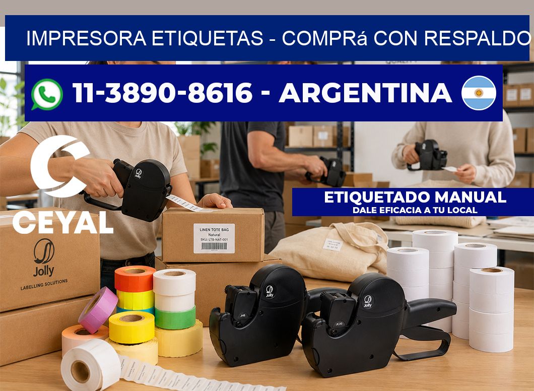 IMPRESORA ETIQUETAS - Comprá con respaldo