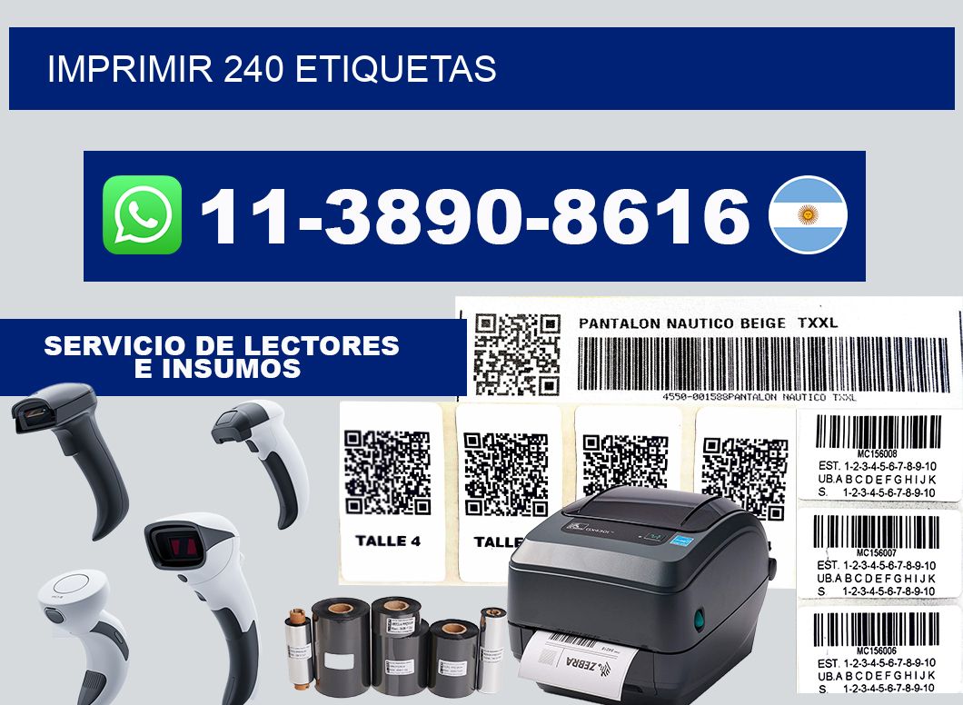 IMPRIMIR 240 ETIQUETAS
