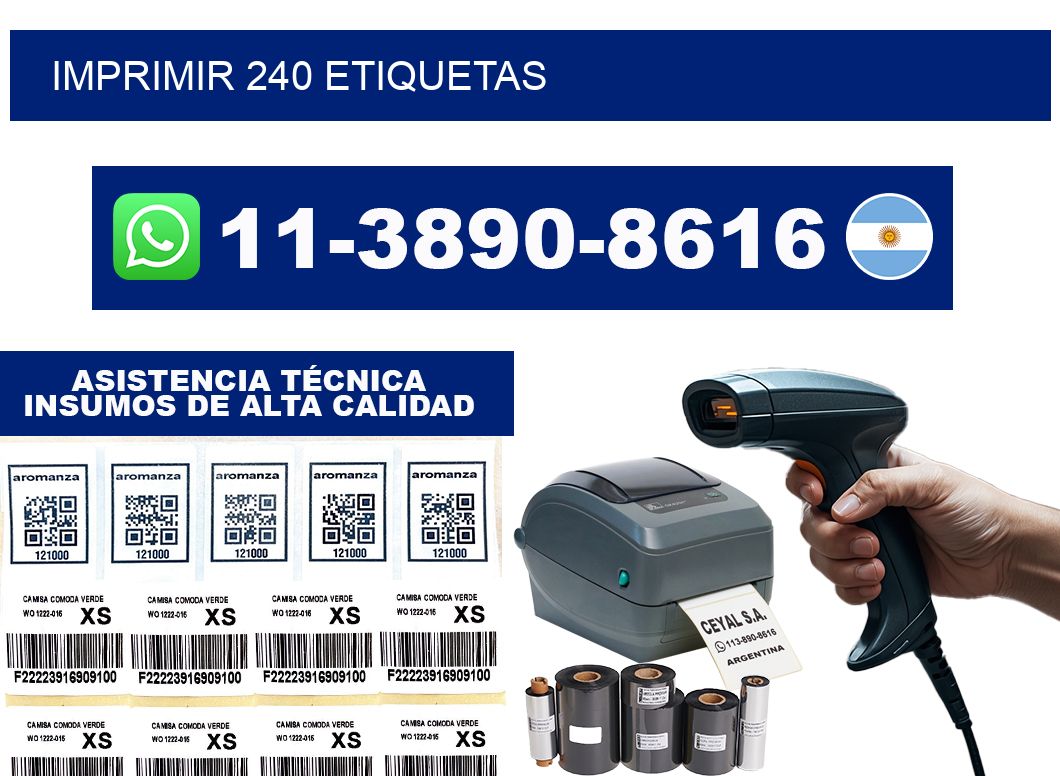 IMPRIMIR 240 ETIQUETAS