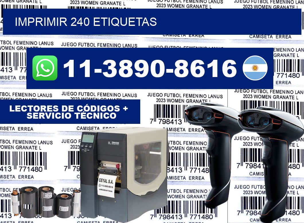 IMPRIMIR 240 ETIQUETAS