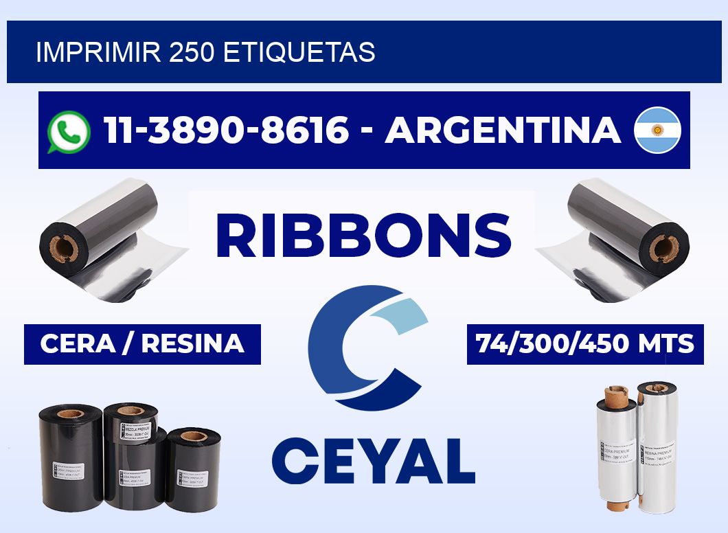 IMPRIMIR 250 ETIQUETAS