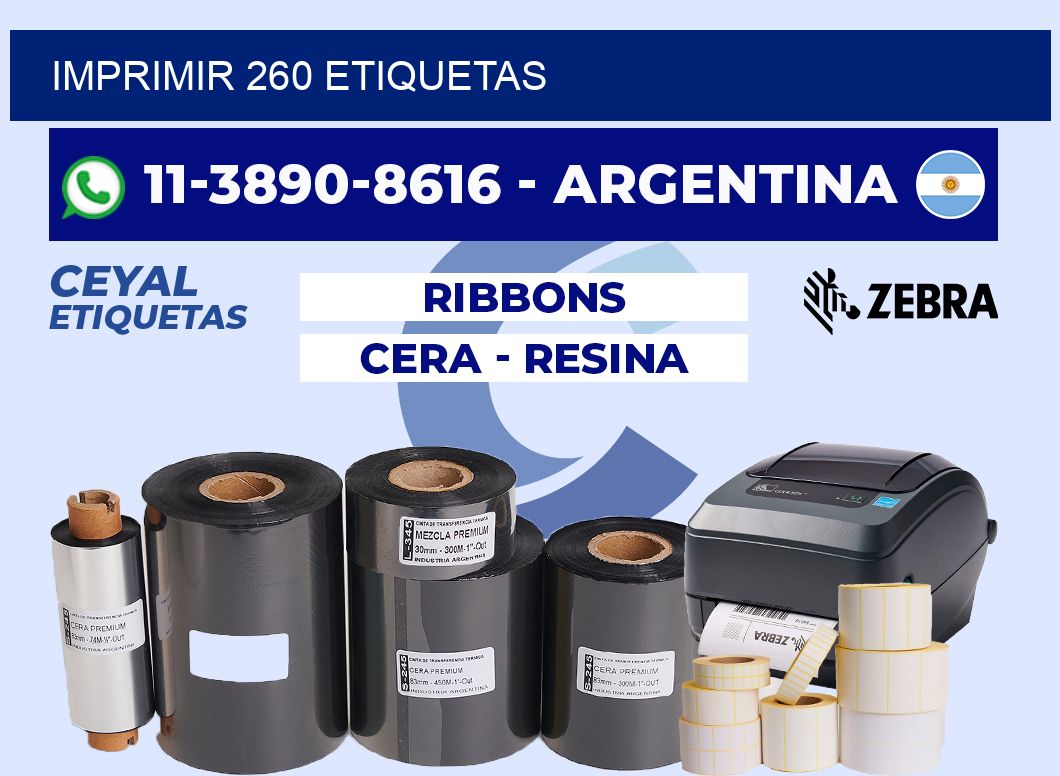 IMPRIMIR 260 ETIQUETAS
