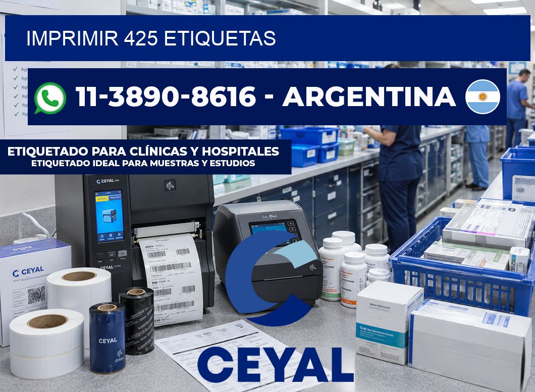 IMPRIMIR 425 ETIQUETAS