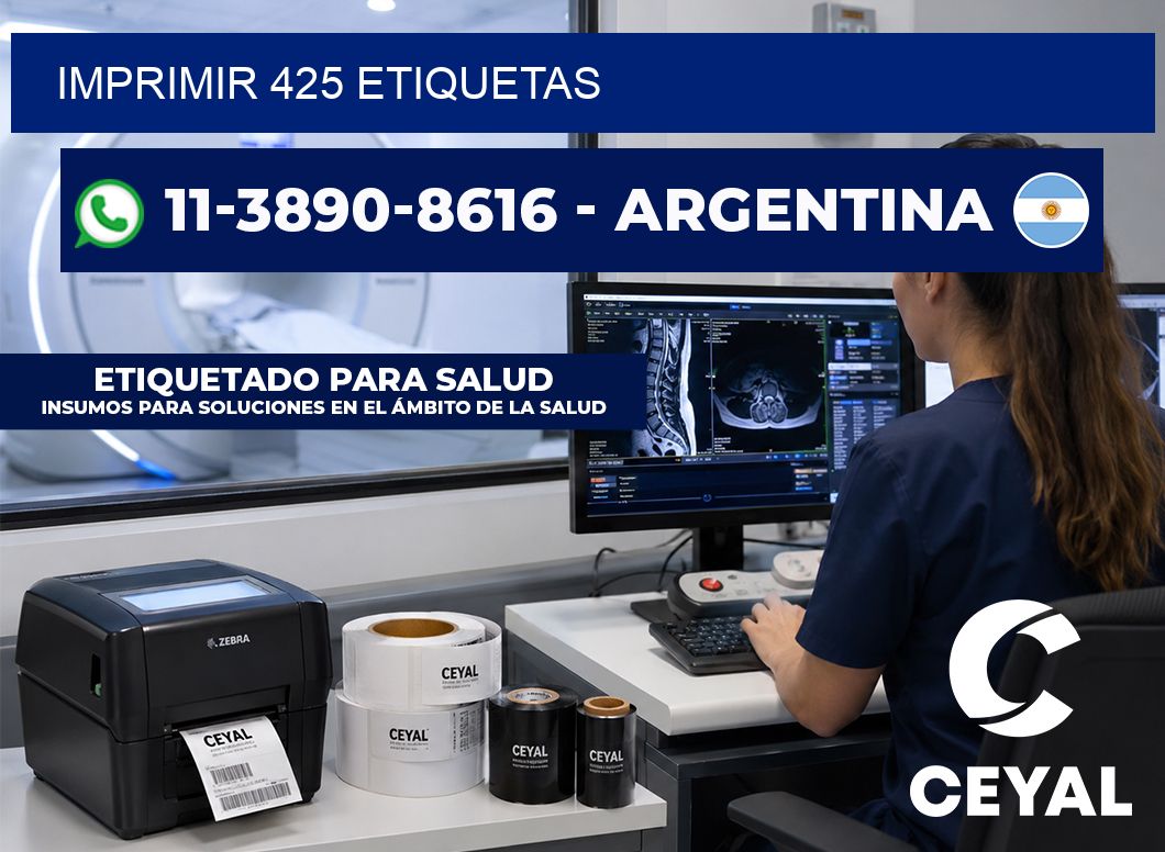 IMPRIMIR 425 ETIQUETAS